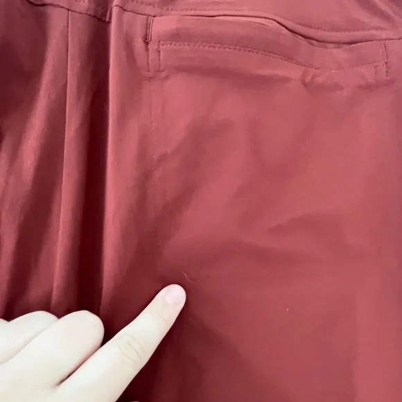 Athleta Women's Midtown Lightweight Athleisure Ankle Pant in Dried Cinnamon - Picture 8 of 12